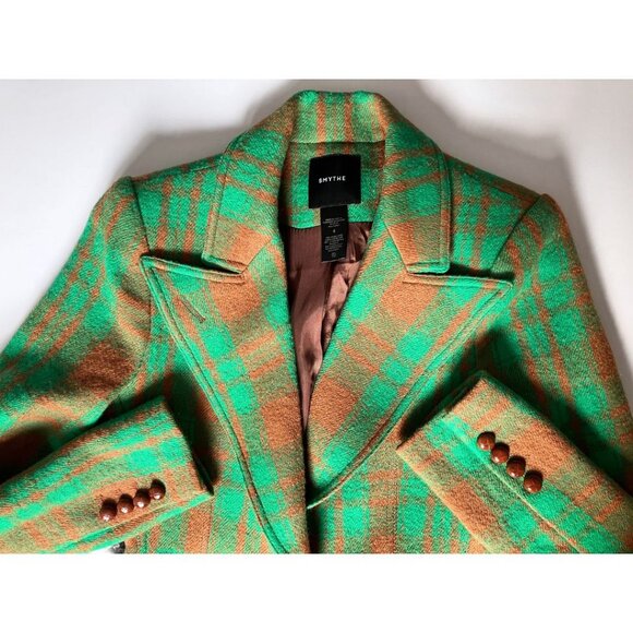 Smythe Checked Birkin Patch Pocket Blazer Multi Size 4 - Picture 6 of 9